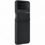SFR-Coque en cuir pour Samsung Galaxy Z Flip4 - Noir