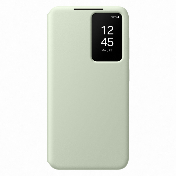 Etui Smart View vert clair pour Samsung Galaxy S24