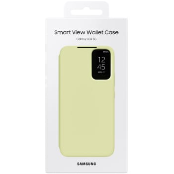 Etui folio S View vert pour Samsung Galaxy A34 5G