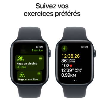 Watch SE boitier Minuit et bracelet Minuit