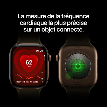 Apple Watch Series 12 - Bracelet Sport boitier Gris sidéral et bracelet Bleu marine