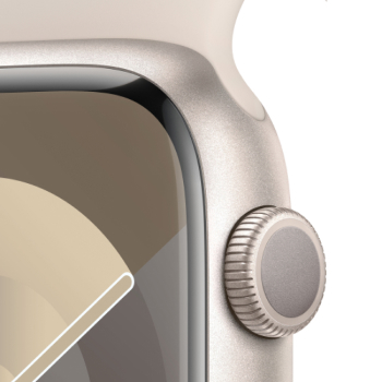 Watch Series 9 - Bracelet Sport boitier Blanc et bracelet Blanc