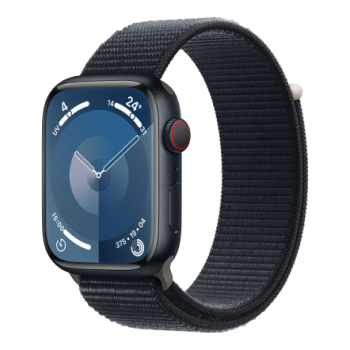 Apple Watch Series 9 - Boucle Sport boitier Noir et bracelet Noir