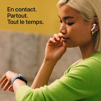 Apple Watch SE 3 - Bracelet Sport boitier Minuit et bracelet Minuit