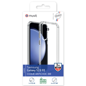 Coque Renforcée en Verre Trempé Transparente Samsung Galaxy S23