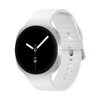 Samsung Galaxy Watch8 boitier Argent et bracelet Argent