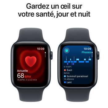Watch SE boitier Minuit et bracelet Minuit