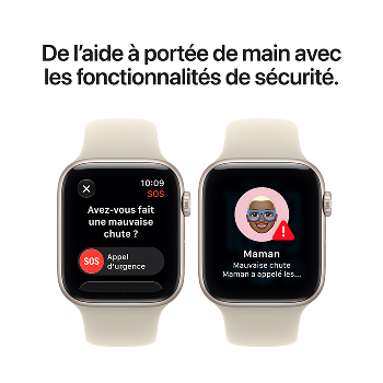 Apple Watch SE 3 - Bracelet Sport boitier Minuit et bracelet Bleu marine