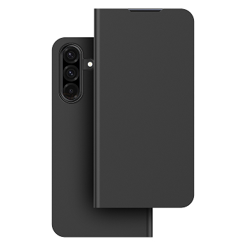 Etui Flip wallet noir pour Galaxy A17 4G/5G