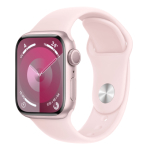 SFR-Apple Watch Series 9 GPS 41mm Aluminium Rose avec Bracelet Sport Rose (S/M)