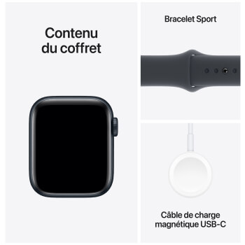 Watch SE boitier Minuit et bracelet Minuit