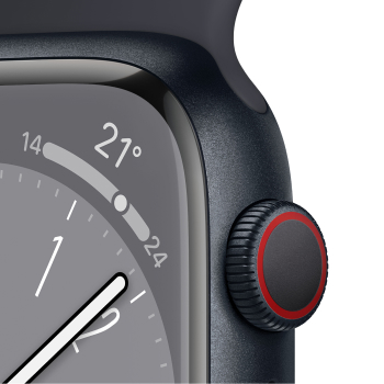 Apple Watch Series 8 boitier Minuit et bracelet Minuit