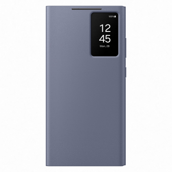 Etui Smart View violet foncé pour Samsung Galaxy S24 Ultra