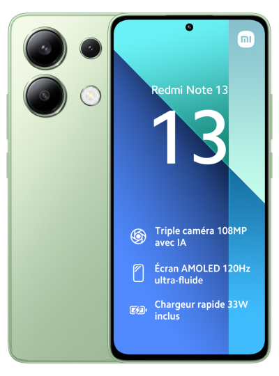 Xiaomi Redmi Note 13 vert