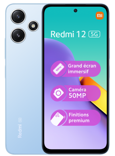 Xiaomi Redmi 12 5G bleu