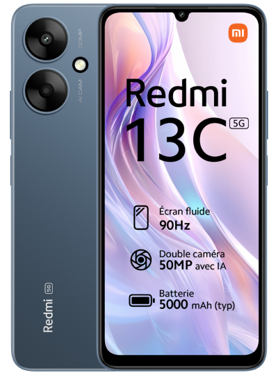 Xiaomi Redmi 13C 5G bleu