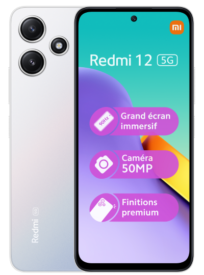 Xiaomi Redmi 12 5G argent