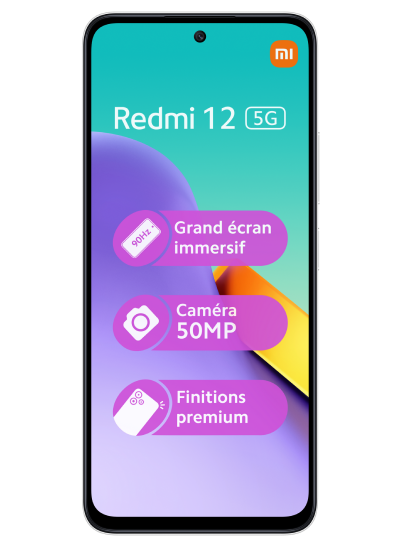 Xiaomi Redmi 12 5G argent