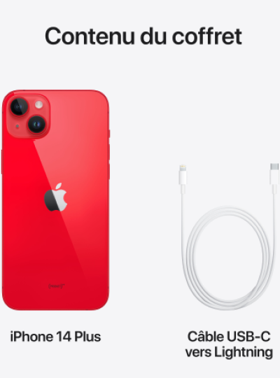 APPLE iPhone 14 Plus rouge