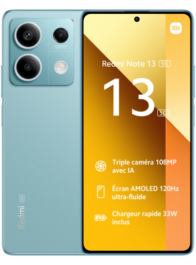 Xiaomi Redmi Note 13 5G bleu