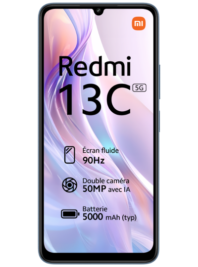 Xiaomi Redmi 13C 5G bleu