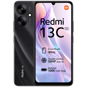 REDMI 13C 5G 128GO NOIR