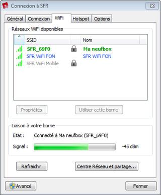 Comment se connecter au réseau WiFi privé de votre box SFR