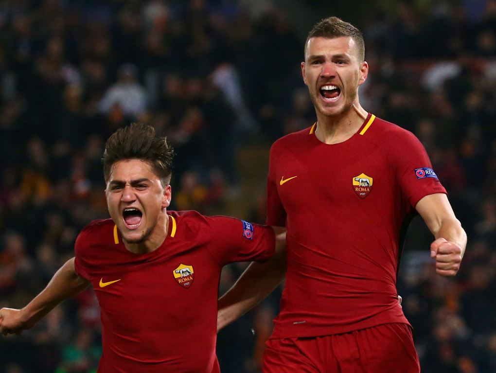 Edin Dzeko a envoyé la Roma en quart