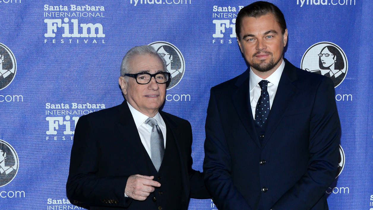 Martin Scorsese et Leonardo DiCaprio en 2014