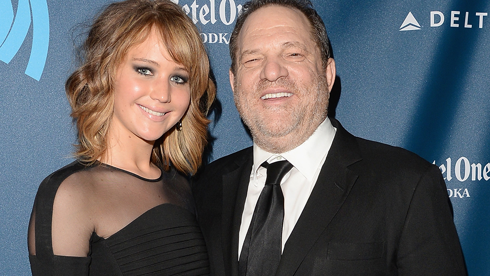 Jennifer Lawrence et Harvey Weinstein