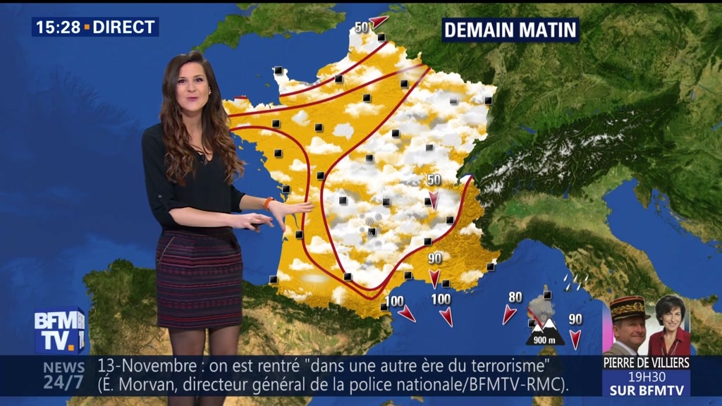 EN VIDEO - La météo pour ce lundi 13 novembre 2017