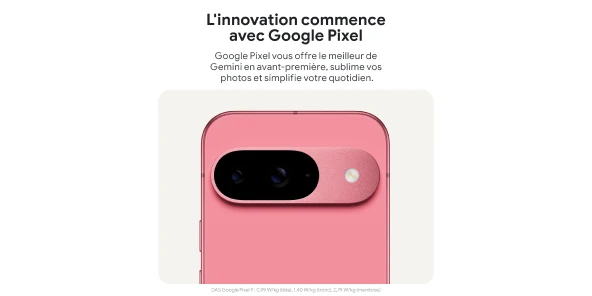 Google Pixel vous offre le meilleur de Gemini en avant-première, sublime vos photos et simplifie votre quotidien.