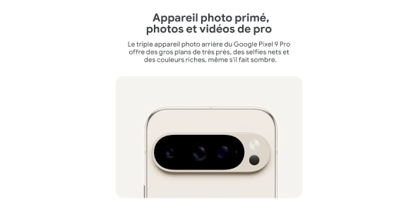 Le tripe appareil photo arrière du Google Pixel 9 offre des gros plans de très près, des selfies nets et des couleurs riches, même s'il fait sombre.