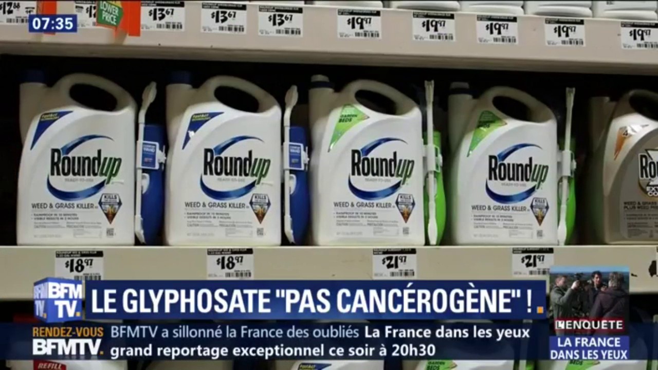 Le glyphosate "moins cancérigène" que la viande rouge ?