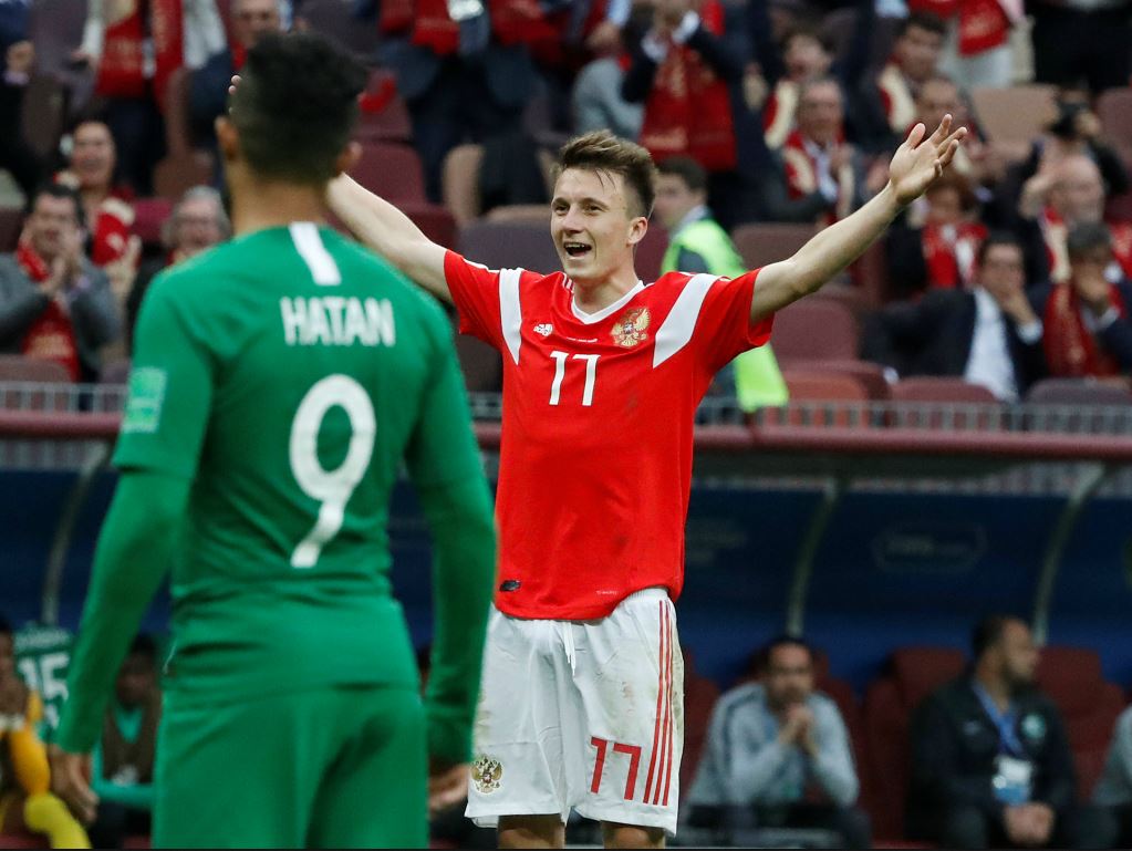 Aleksandr Golovin a brillé en ouverture du Mondial