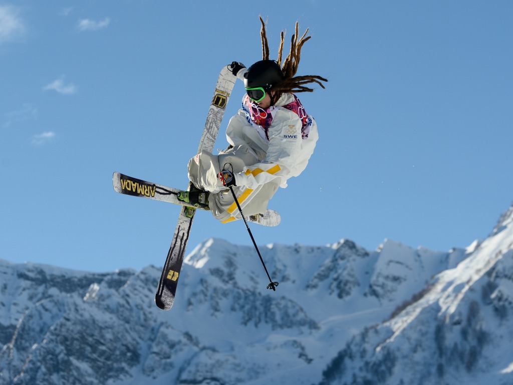 Henrik Harlaut lors des JO de Sotchi en 2014