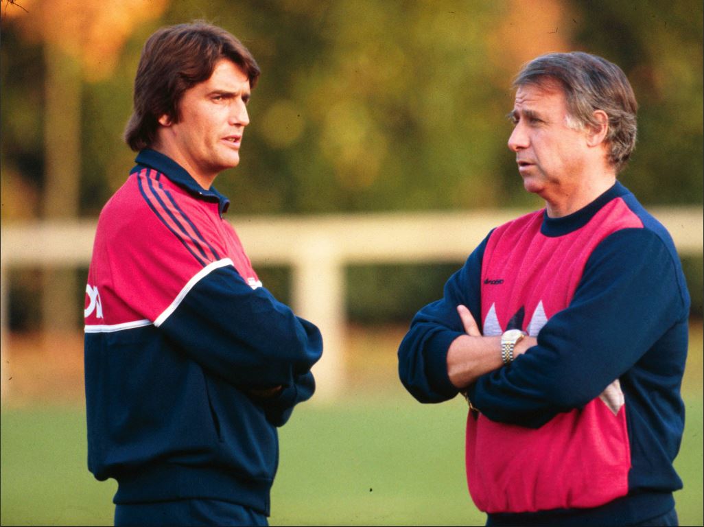 Henri Michel et son mentor, Michel Hidalgo