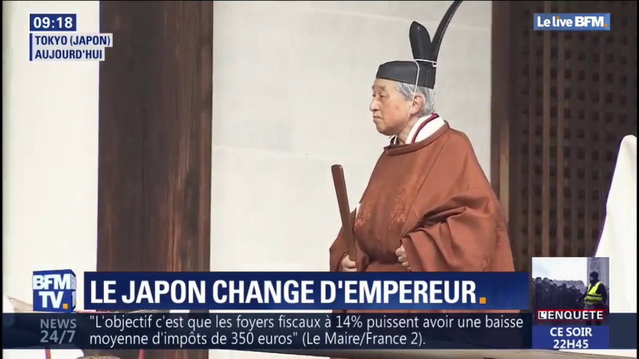 Japon : abdication de l'empereur, une première en 200 ans