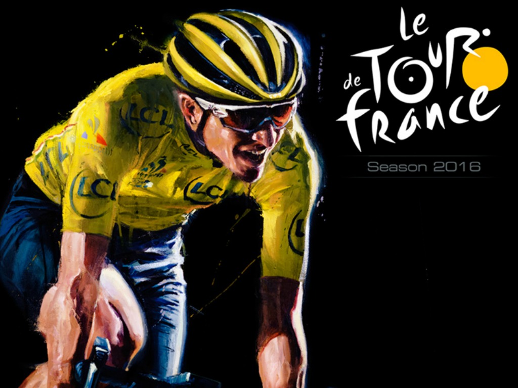 La couverture du jeu officiel du Tour de France 2016