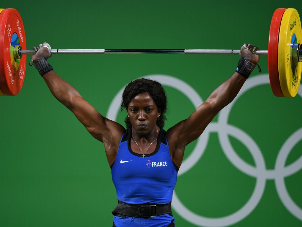 Gaëlle Nayo Ketchanke lors des Jeux olympiques de Rio en 2016