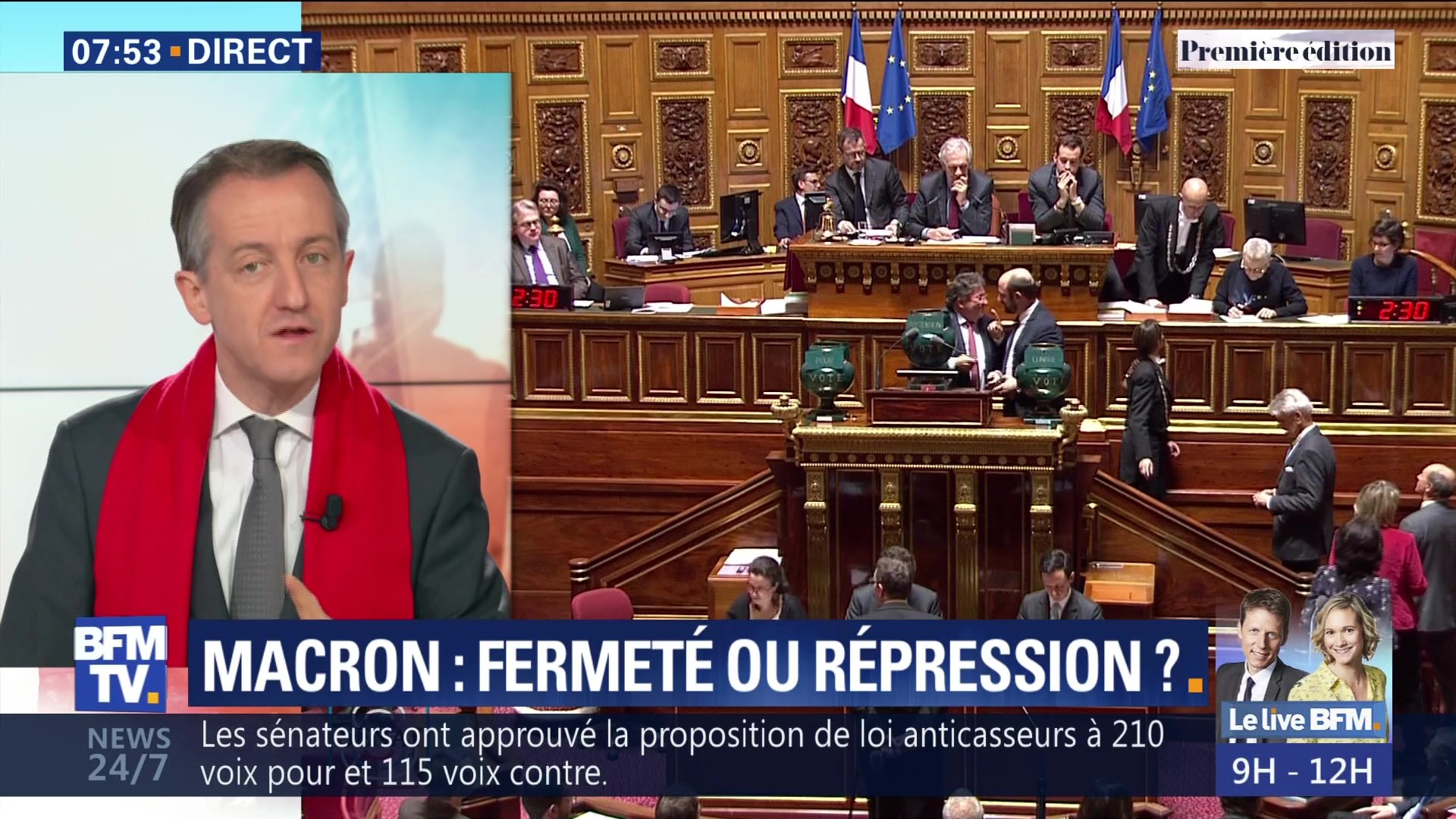 Le Parlement adopte la loi anti-casseurs