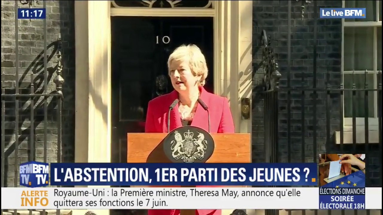 Theresa May, la Première ministre britannique, a démissionné