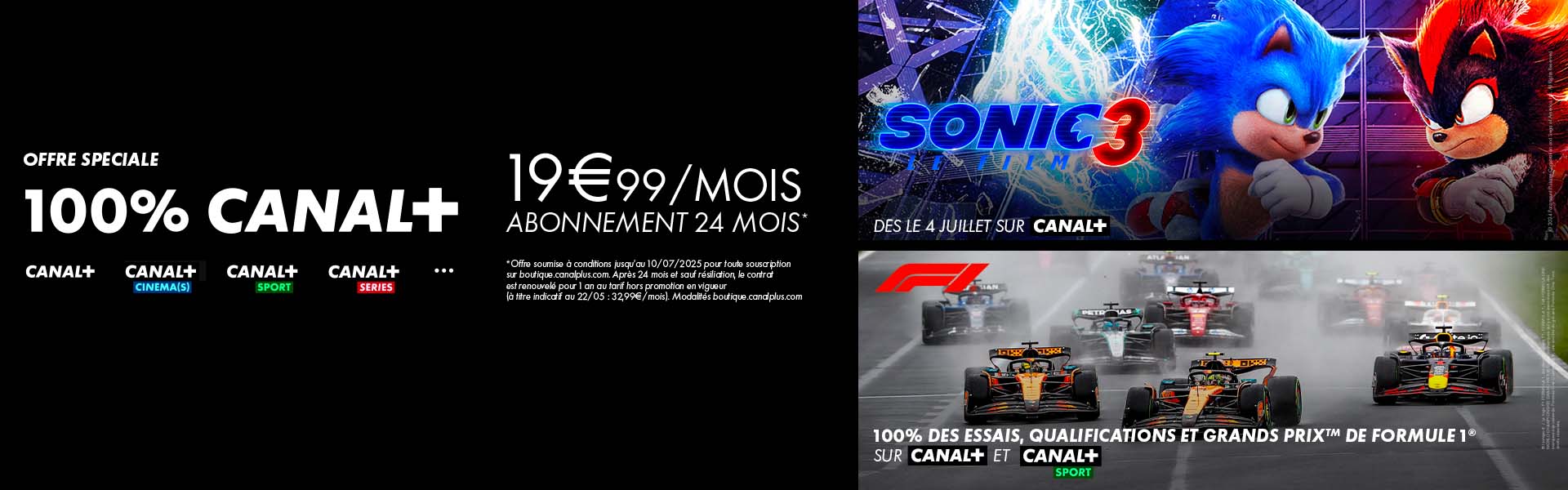 Bannière Canal+