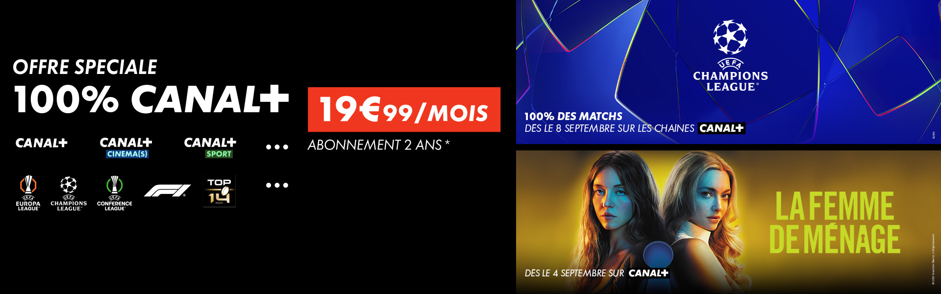 Bannière Canal+