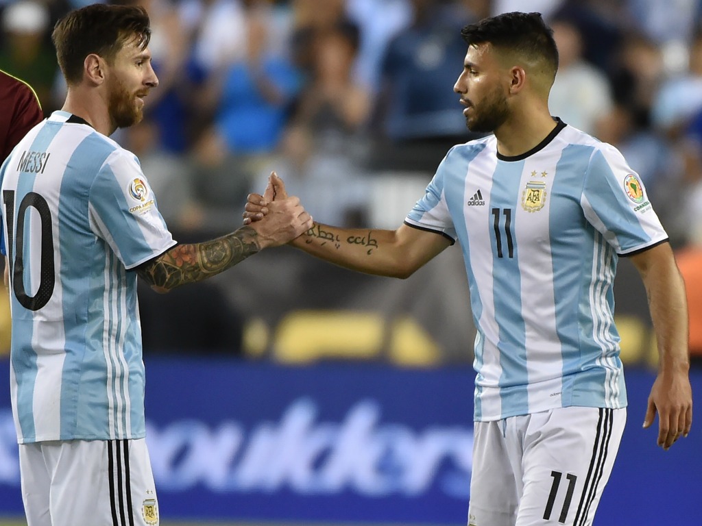 Lionel Messi et Sergio Agüero