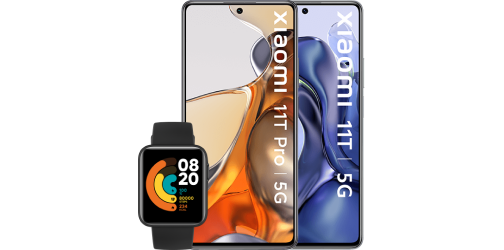 Jusqu'à 20€ remboursés*, sur votre facture, pour l’achat simultané d'une montre Xiaomi Redmi Watch Lite 2 noire et d'un mobile Xiaomi 11T 5G ou 11T Pro 5G. N'hésitez plus !