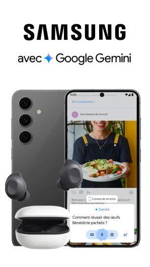 SAMSUNG avec Google Gemini