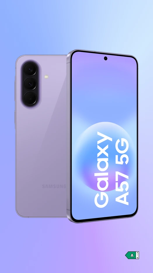 Samsung Galaxy A57 - Classe énergétique A sur une échelle de A à G