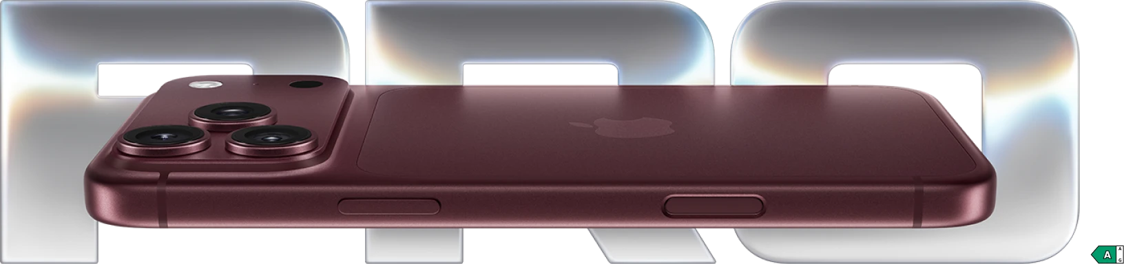 iPhone 18 Pro - Classe énergétique A sur une échelle de A à G