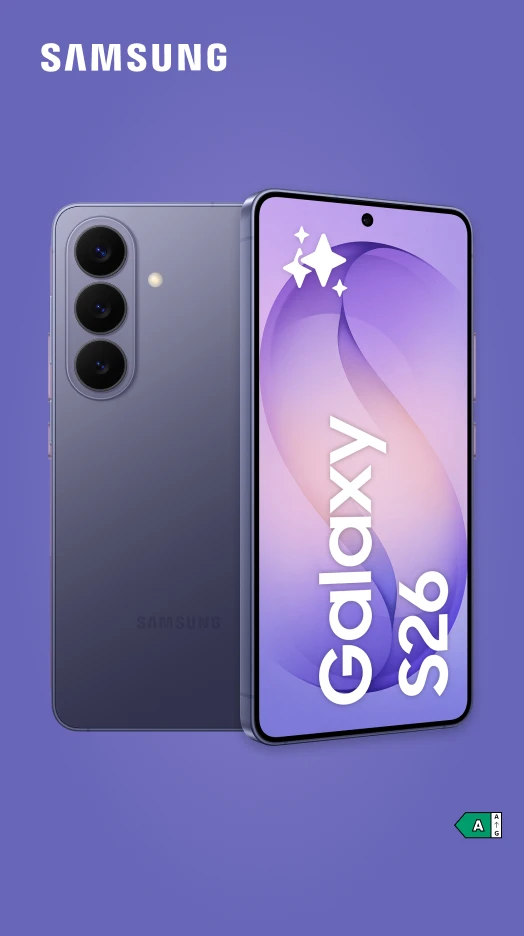 Samsung Galaxy S26 - Classe énergétique A sur une échelle de A à G